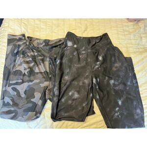 Old Navy Power Soft Activewear Jogger Pants Camo and Abstract Sz; Medium tall
